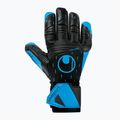 Uhlsport Classic Soft Hn Comp вратарски ръкавици черни/сини/бели 4