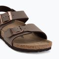 Детски сандали BIRKENSTOCK New York Birkibuc Narrow mocha 7