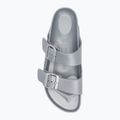 BIRKENSTOCK Arizona EVA Narrow сребристи джапанки с металик 5