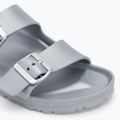 BIRKENSTOCK Arizona EVA Narrow сребристи джапанки с металик 7