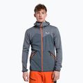 Мъжки суитчър Salewa Puez Melange PL FZ Hoody от полар син 00-0000027386