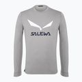 Мъжка тениска за трекинг Salewa Solidlogo Dry сива 00-0000027340 4