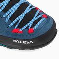 Salewa MTN Trainer 2 GTX дамски ботуши за трекинг тъмен деним/флуокорал 7