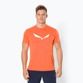 Мъжка тениска за трекинг Salewa Solidlogo Dry orange 00-0000027018