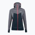 Salewa Puez Hybrid PL FZ Hoody дамски поларен суитшърт сиво-зелен 00-0000027389