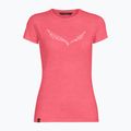 Дамска риза за трекинг Salewa Solid Dry pink 00-0000027019