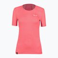 Salewa Puez Graphic 2 Dry дамска тениска за трекинг розова 00-0000027400