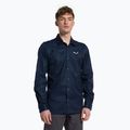 Мъжка риза Salewa Fanes Hemp trekking shirt navy blue 00-0000028298