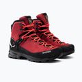 Дамски ботуши за трекинг Salewa MTN Trainer 2 Mid GTX red dahlia/black 5