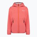Детско дъждобранно яке Salewa Aqua PTX calypso coral