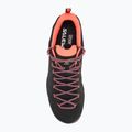 Дамски туристически обувки Salewa Wildfire Leather GTX black/fluo coral 5