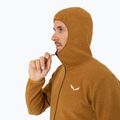 Мъжки суитшърт Salewa Nuvolo EN от полар golden brown melange 4