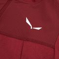 Детски суитшърт за трекинг Salewa Agner Melange PL FZ Hoody syrah 3