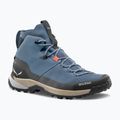 Мъжки туристически обувки Salewa Puez Knit Mid Ptx java blue / black