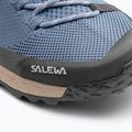 Мъжки туристически обувки Salewa Puez Knit Mid Ptx java blue / black 6