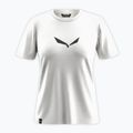 Дамска тениска Salewa Solid Dry white new logo