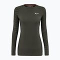 Дамска термоактивна блуза Salewa Cristallo Warm AMR dark olive