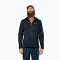 Мъжка туристическа поларена блуза Salewa Puez Rocca Polarlite Hood navy blazer