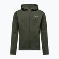 Мъжка блуза за туризъм Salewa Puez Rocca Polarlite Hood dark olive 5