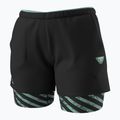Дамски къси панталони за бягане DYNAFIT Trail 2IN1 black out jadelite