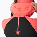 Дамски суичър за бягане DYNAFIT Alpine Hooded ultra coral/0910 4