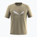 Мъжка тениска Salewa Solidlogo Dry quicksand