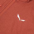 Дамски трекинг суитшърт Salewa Agner Hybrid PL/DST FZ Hoody etruscan red melange 3