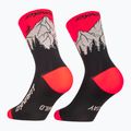 Скиорски чорапи DYNAFIT Traverse Crew black out ultra coral/6a10