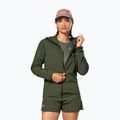 Дамско ветроустойчиво яке Salewa Pedroc Wind HD Light dark olive