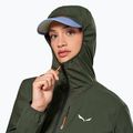 Дамско ветроустойчиво яке Salewa Pedroc Wind HD Light dark olive 4