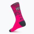 Чорапи DYNAFIT Run Wild Crew pink glo 2