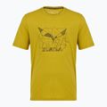 Мъжка тениска Salewa Eagle Geometric olive oil