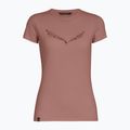 Дамска тениска Salewa Solid Dry desert pink