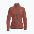 Дамски суитшърт за трекинг Salewa Puez Warm Full Zip etruscan red