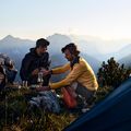 Мъжки къси панталони за трекинг Jack Wolfskin Active Track сив 1503791_6116 6