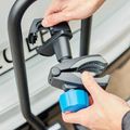 XLC Azura Xtra LED 2Bikes багажник за теглич сребристо/черно 12
