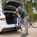 XLC Azura Xtra LED 2Bikes багажник за теглич сребристо/черно 13