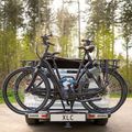 XLC Azura Xtra LED 2Bikes багажник за теглич сребристо/черно 19