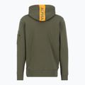 Мъжка качулка Alpha Industries Red Stripe Hoodie dark green 2