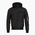 Alpha Industries мъжко яке MA-1 TT Two Tone Hood black/black 3