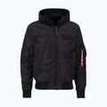 Alpha Industries мъжко яке MA-1 TT Two Tone Hood black/black 3
