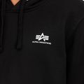 Alpha Industries Basic Small Logo Hoodie black - мъжки 6