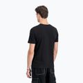 Мъжка тениска Alpha Industries Basic Small Logo черна/неоново оранжева 3