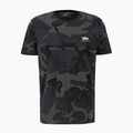Мъжка тениска Alpha Industries Basic Small Logo Camo Black 4