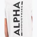 Alpha Industries мъжка тениска Backprint бяла 7