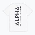 Alpha Industries мъжка тениска Backprint бяла 9