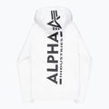 Alpha Industries мъжки суитшърт Back Print Zip бял 9