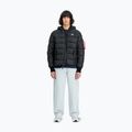 Alpha Industries мъжко яке с качулка с изкуствен пух черно 2