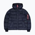 Мъжко яке с качулка Alpha Industries Puffer Faux Down rep.blue 5