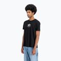 Мъжка тениска Alpha Industries Basic Mid Logo черна 4